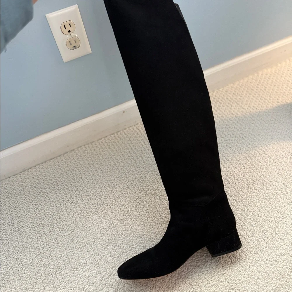 Emerson Fry black suede over the knee boots size 8 - Picture 6 of 7